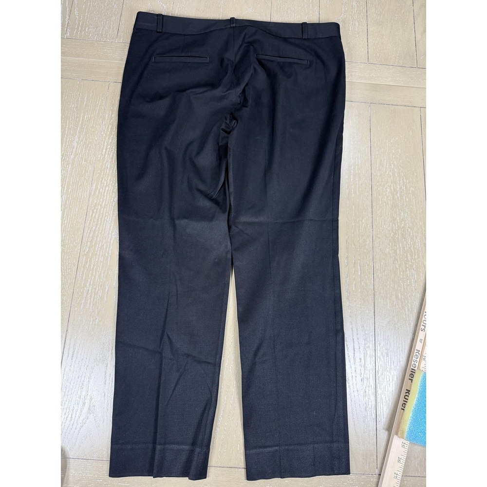 Banana Republic Sloan Ankle Pants Womens 12 Black Tapered Stretch Work Career
